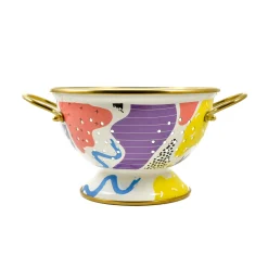 Hot Abstract Enamel Colander, 22cm Kitchen Tools & Utensils