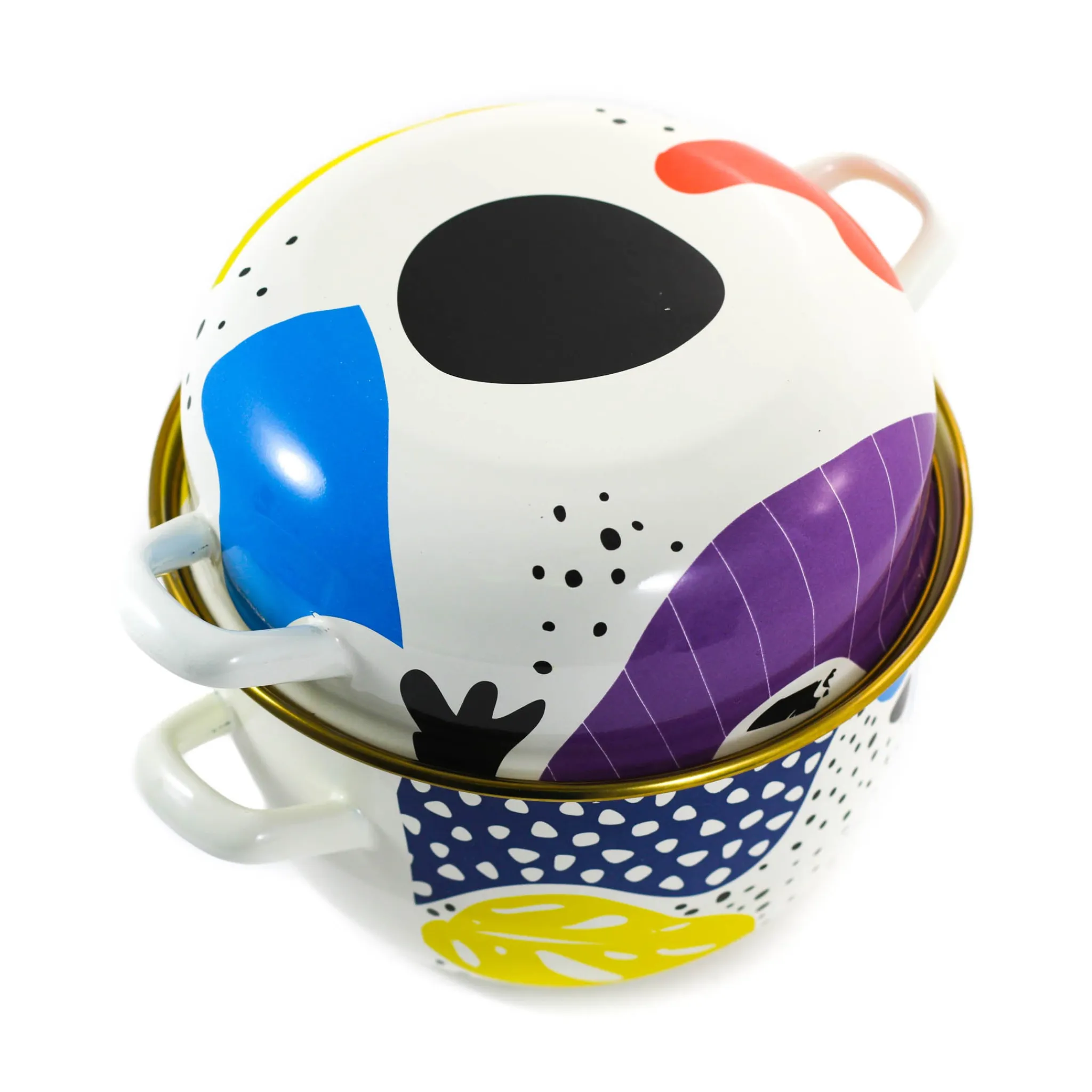 Sale Abstract Enamel Mussel Pot Serveware|Tableware Brands