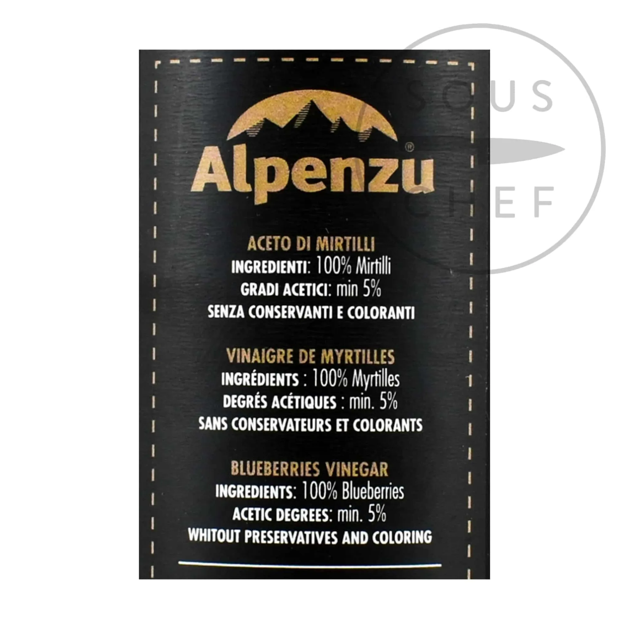 Outlet Blueberry Vinegar, 250g Ingredients Brands|Italian Ingredients