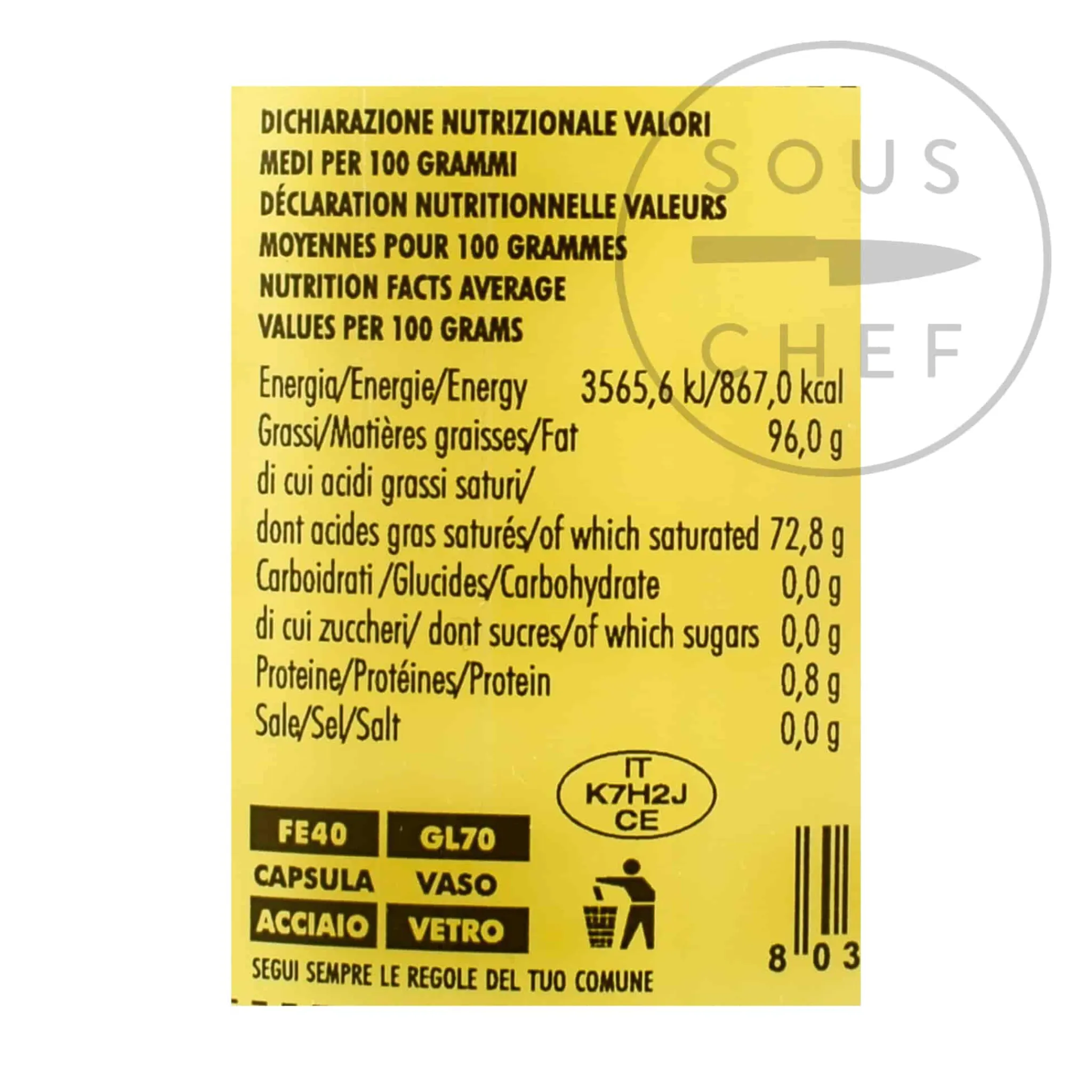 Best Clarified Butter, 120g Ingredients Brands|Italian Ingredients
