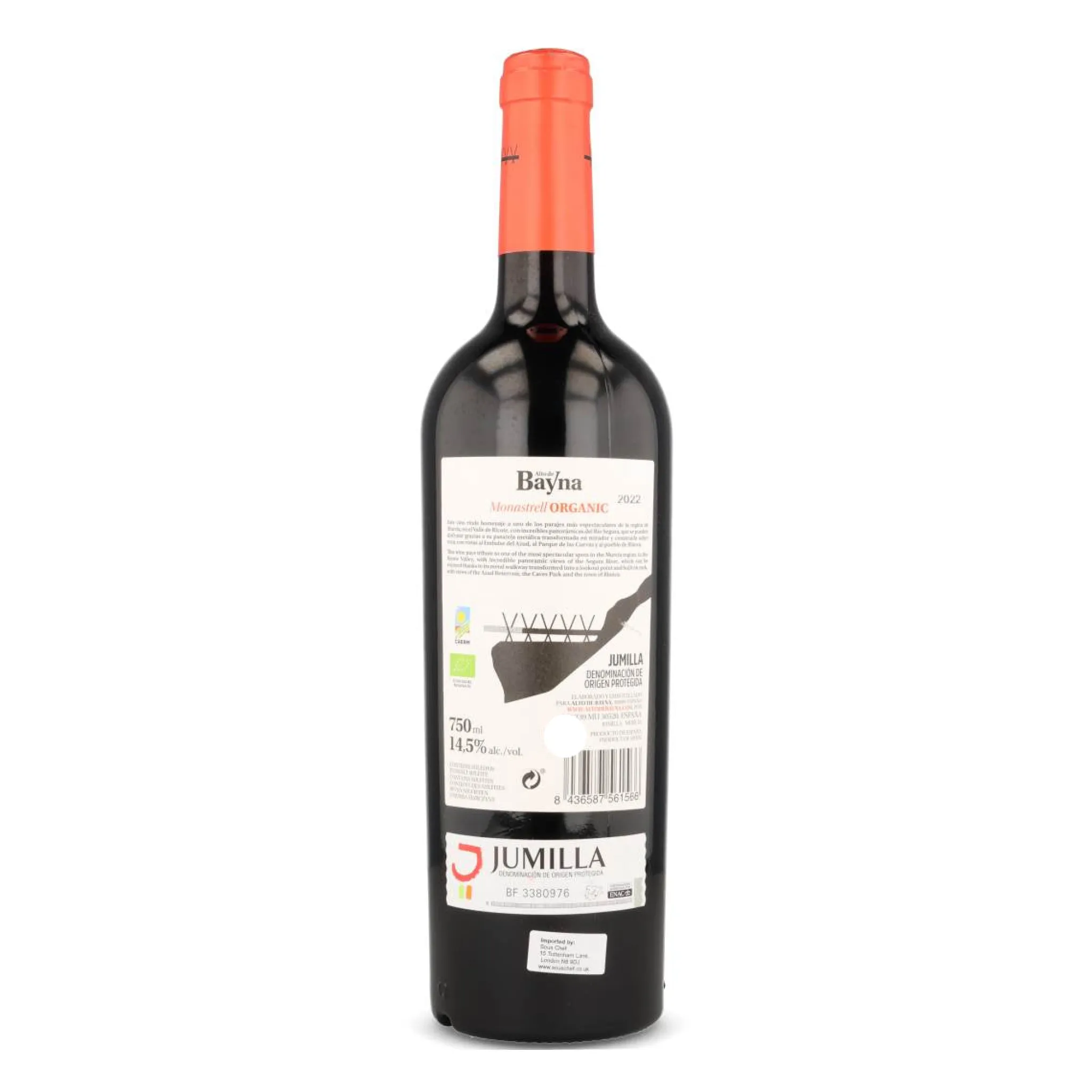 Clearance Organic Monastrell Red Wine, 750ml Ingredients Brands|Spanish Ingredients