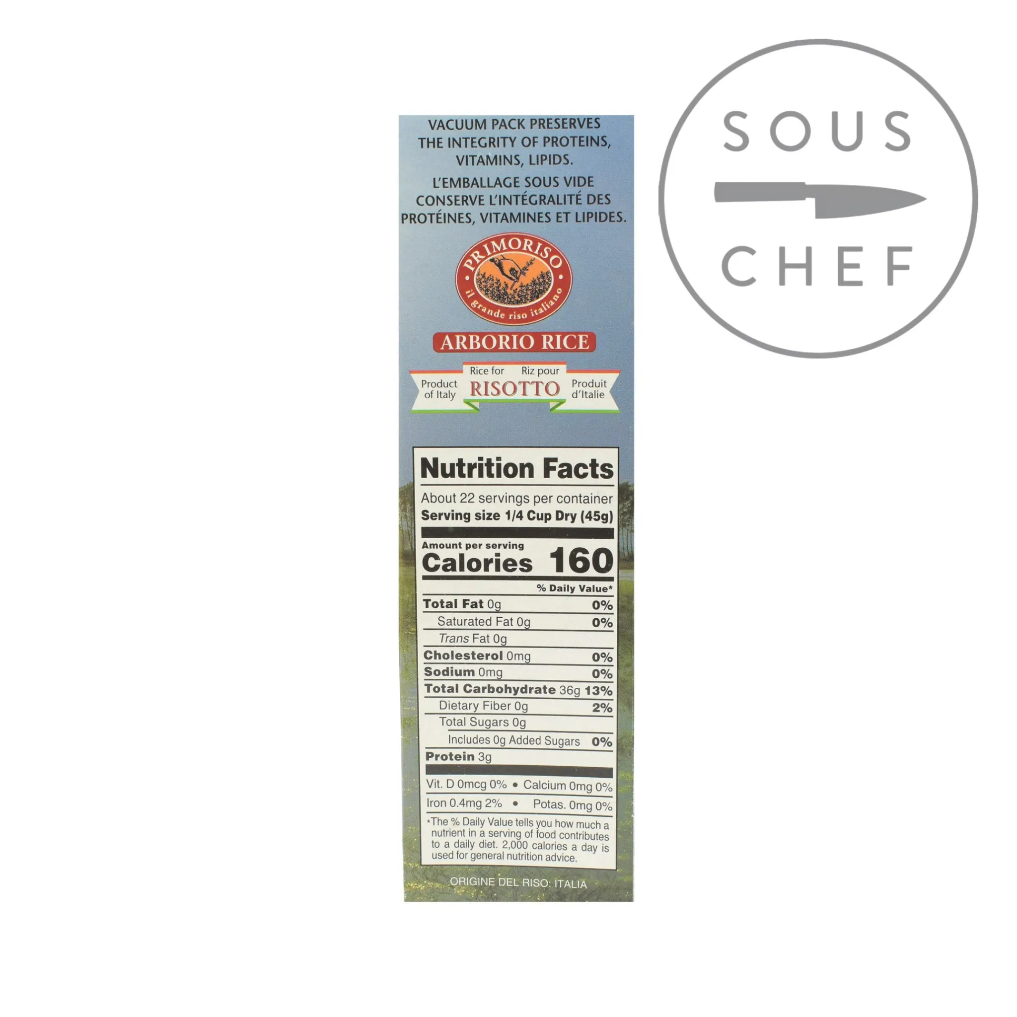 Arborio Risotto Rice, 1kg Italian Ingredients|Pasta, Rice & Beans