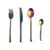 Best Arco Matte Multicolour 4 Piece Place Setting Cutlery Set Cutlery|Tableware Brands