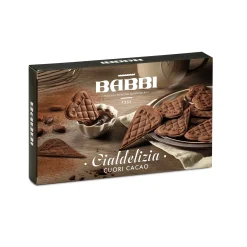 New Cuori Cacao Heart Wafter Biscuits, 12 Pieces Ingredients Brands|Italian Ingredients