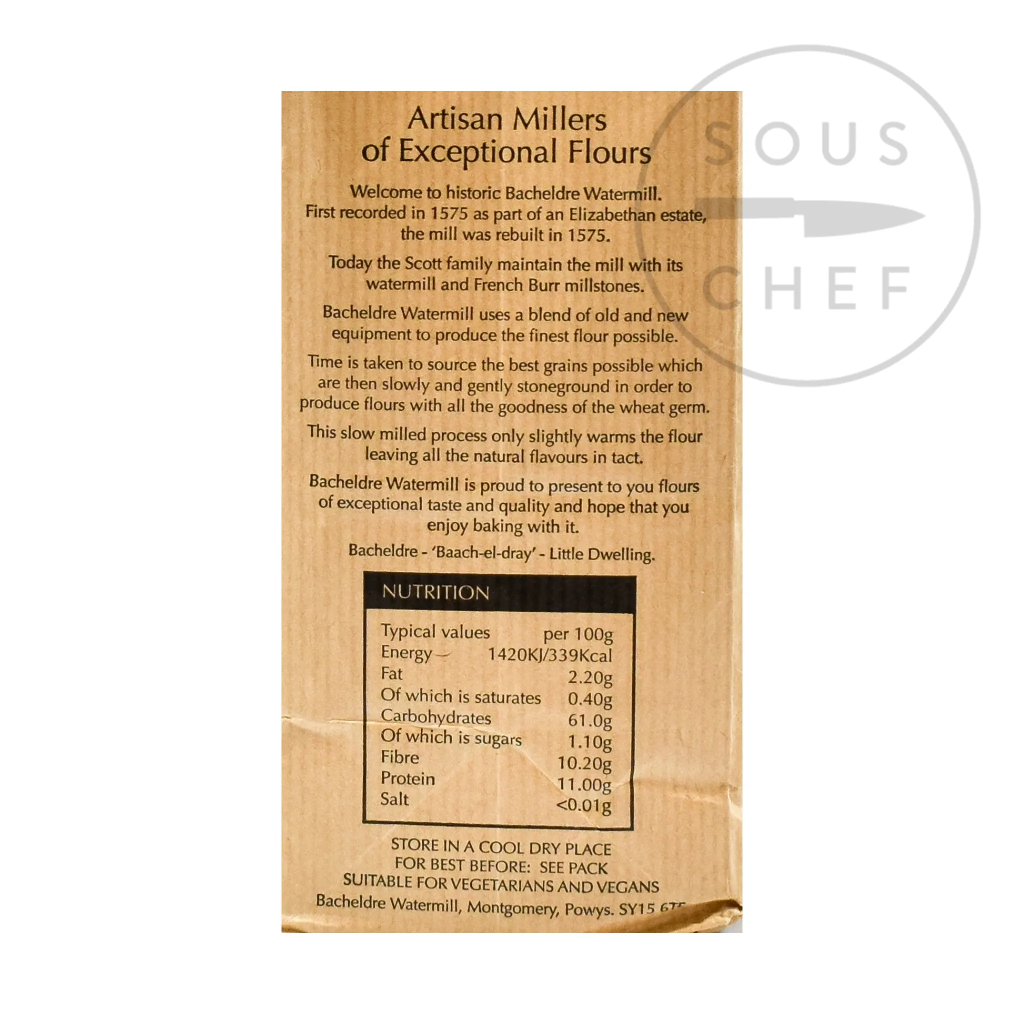 Best Bacheldre Organic Stoneground Spelt Flour, 1.5kg Ingredients Brands|Made In The Uk