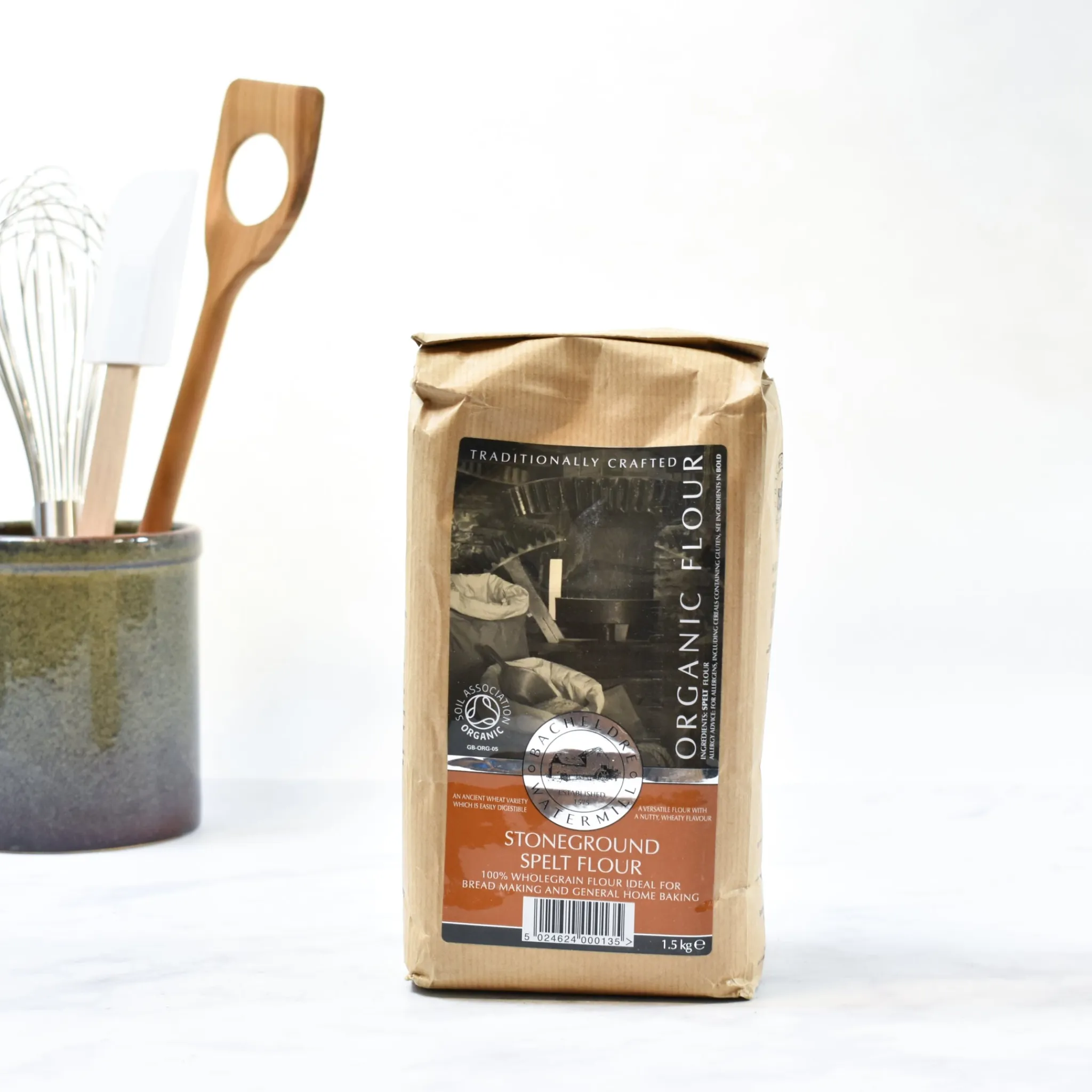 Best Bacheldre Organic Stoneground Spelt Flour, 1.5kg Ingredients Brands|Made In The Uk