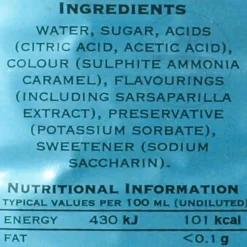 Sarsaparilla, 1 litre Ingredients Brands|Caribbean Ingredients