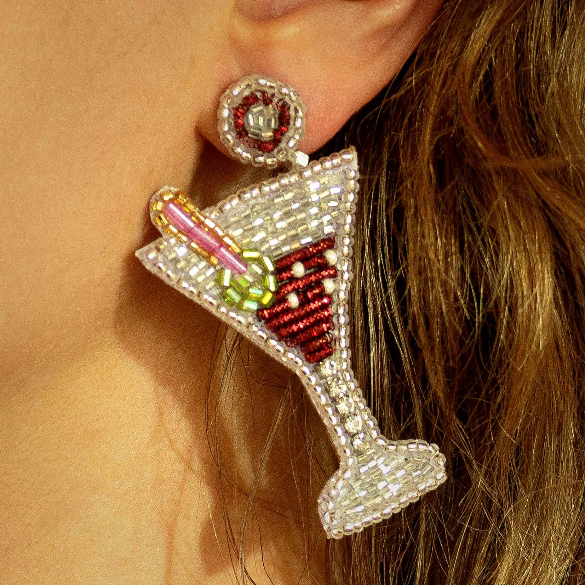 Best Beaded Martini Earrings Tableware Brands