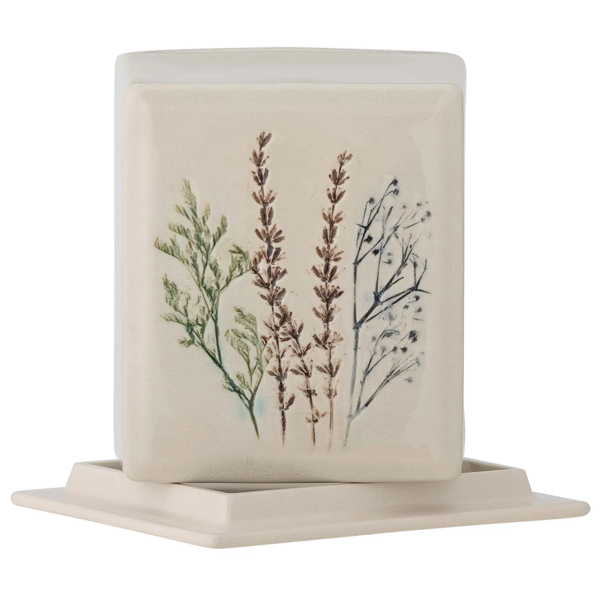 New Bea Floral Butter Dish, 15cm Tableware Brands