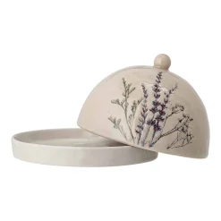 Outlet Bea Floral Round Butter Dish, 15cm Tableware Brands