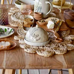Outlet Bea Floral Round Butter Dish, 15cm Tableware Brands