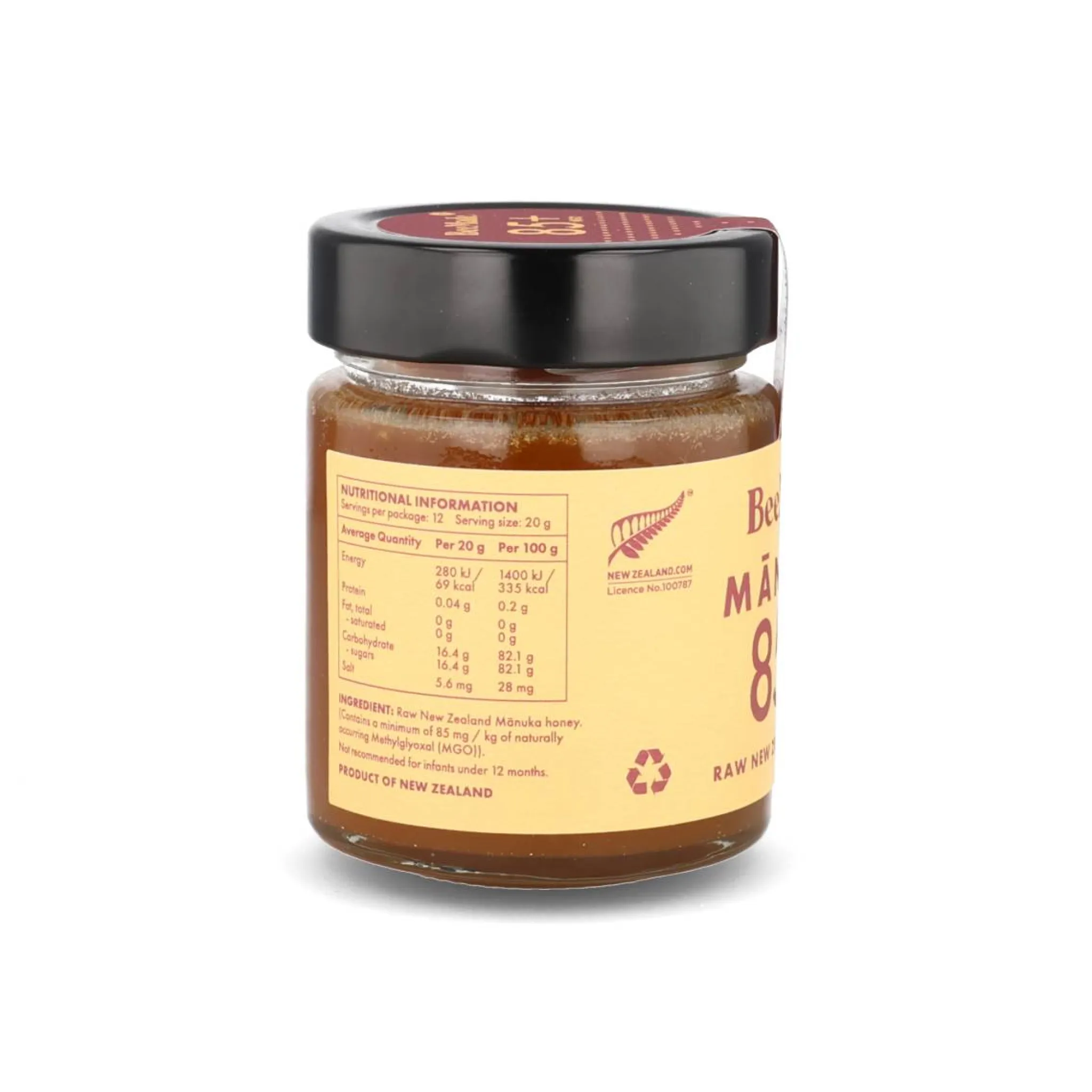 Sale Manuka MGO 85+ Honey, 250g Ingredients Brands|Jam, Honey & Spreads