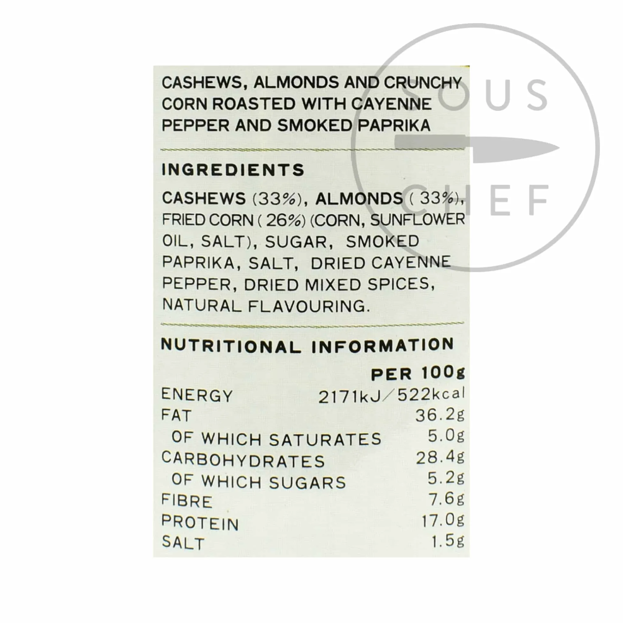 Outlet Smoked Chilli Nut Mix, 120g Ingredients Brands|Middle Eastern Ingredients