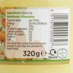 New Foods Duck Fat, 320g Ingredients Brands|Oil, Vinegar & Dressings