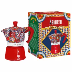Online x Dolce & Gabbana Red Moka Express Coffee Maker Italian Ingredients|Tableware Brands