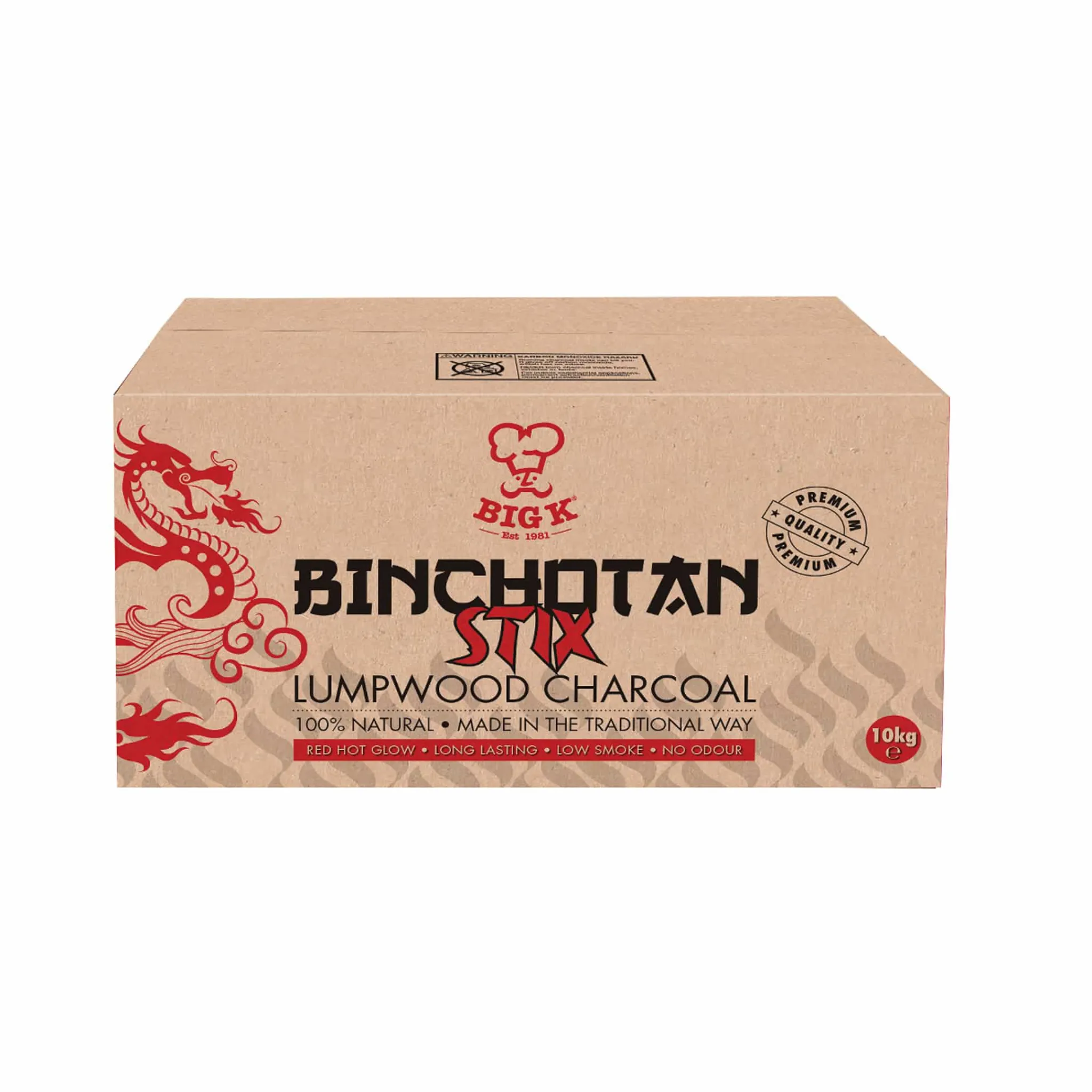 Outlet Binchotan Stix Charcoal, 10kg Bbq & Smoking