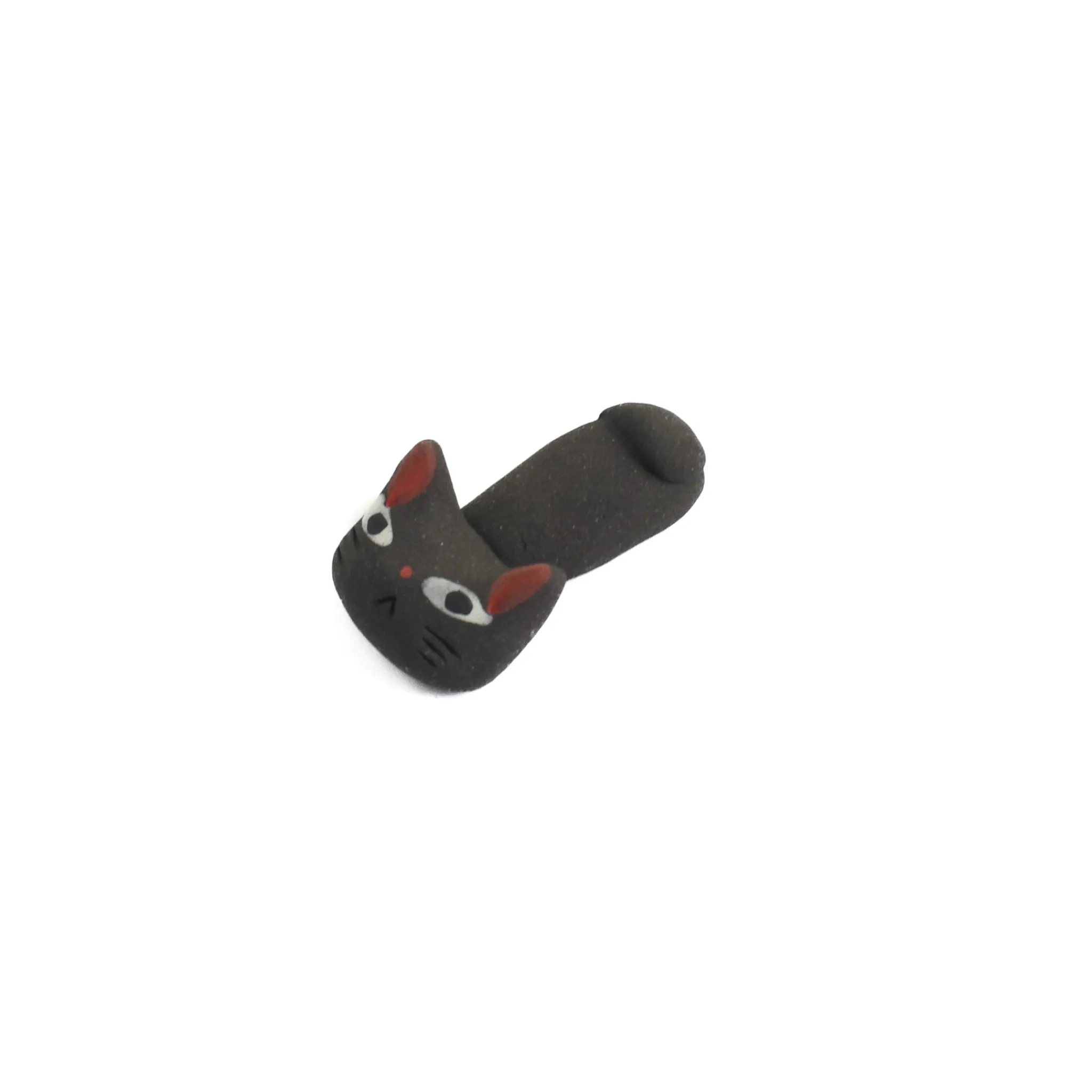 Online Black Cat Ceramic Chopstick Rest, 4cm Tableware Brands|Japanese Ingredients