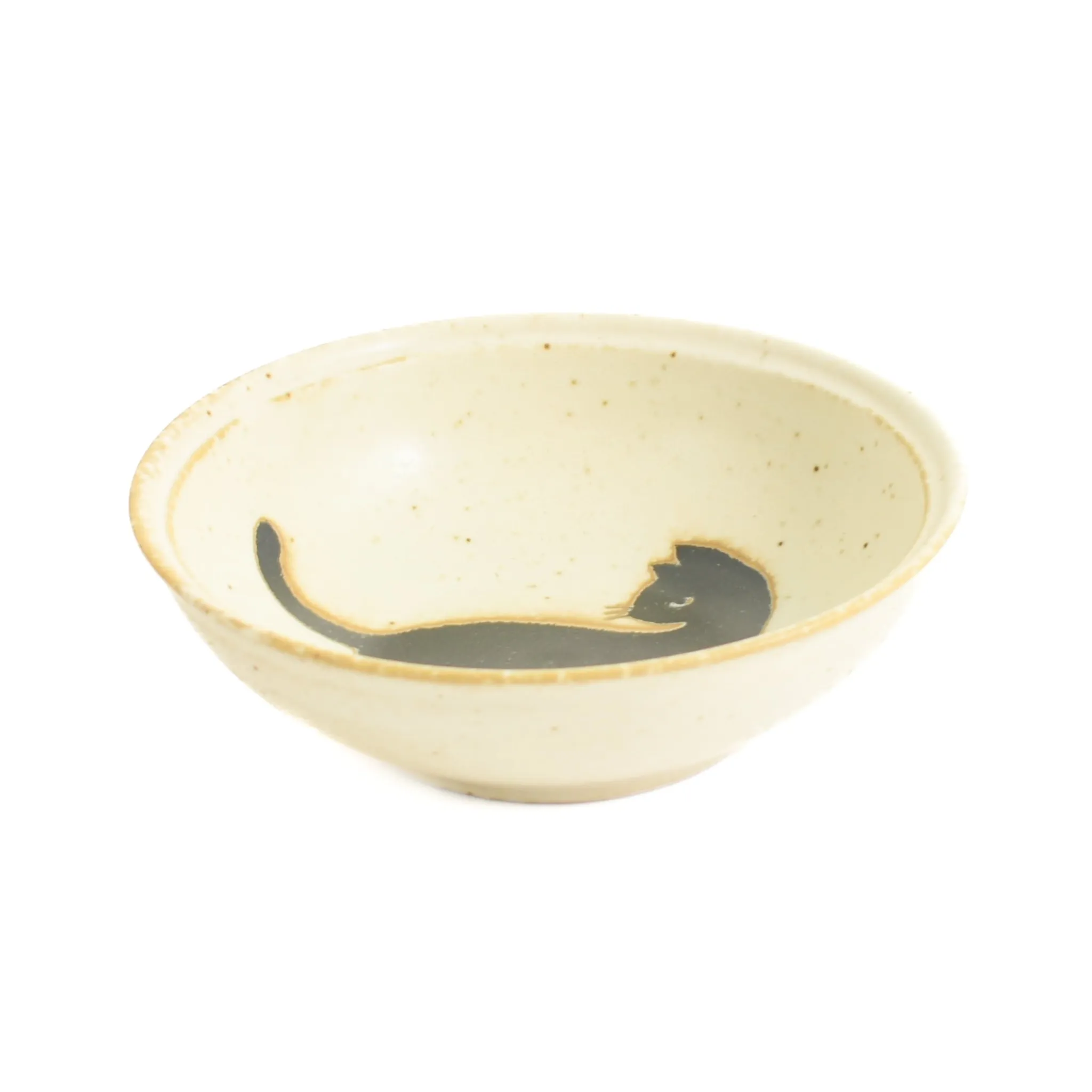 Outlet Black Cat Japanese Bowl, 14cm Japanese Tableware|Crockery & Dinnerware