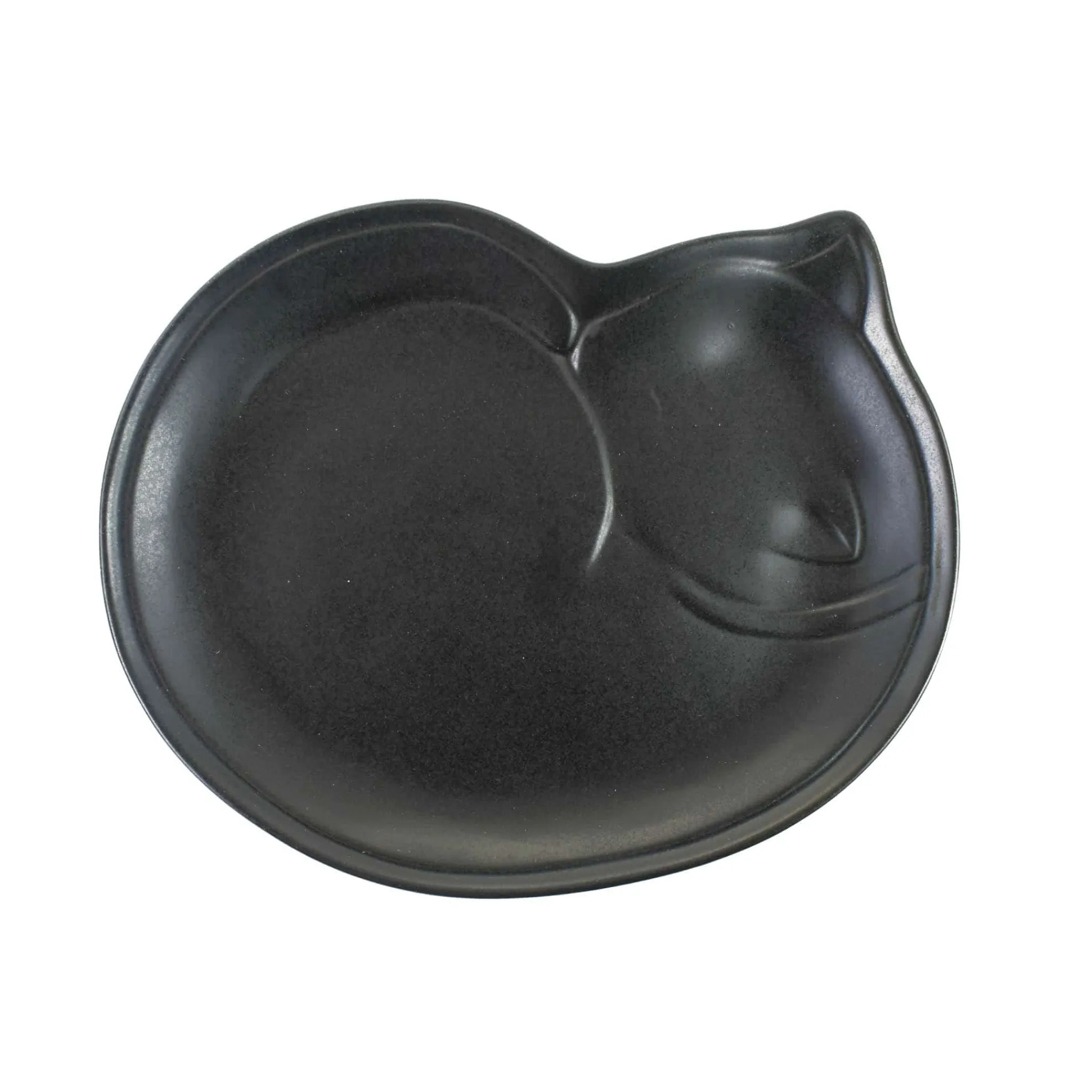 Black Cat Japanese Large Plate, 28cm Japanese Ingredients|Plates