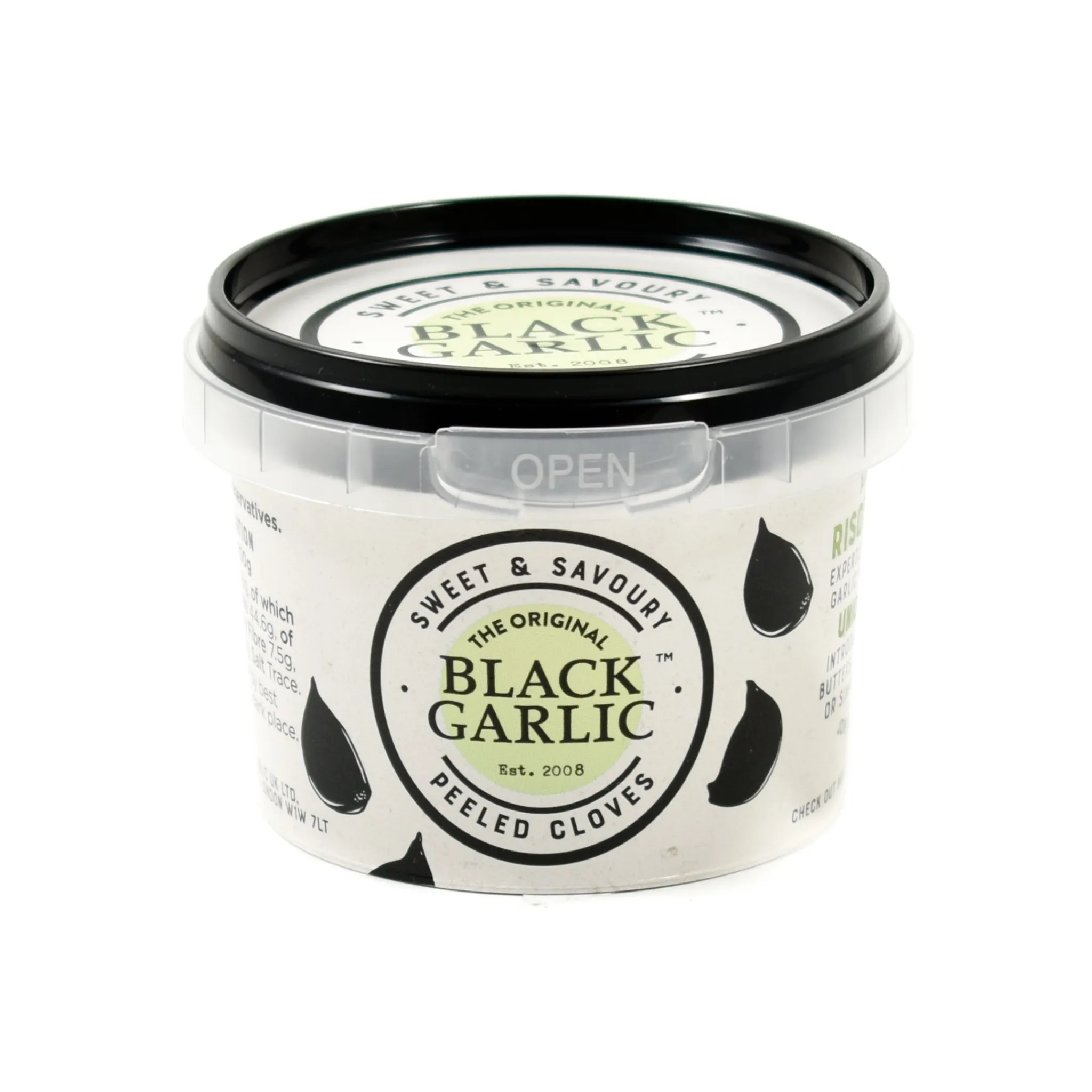 Clearance Black Garlic Cloves, 50g Made In The Uk|Sauces & Condiments