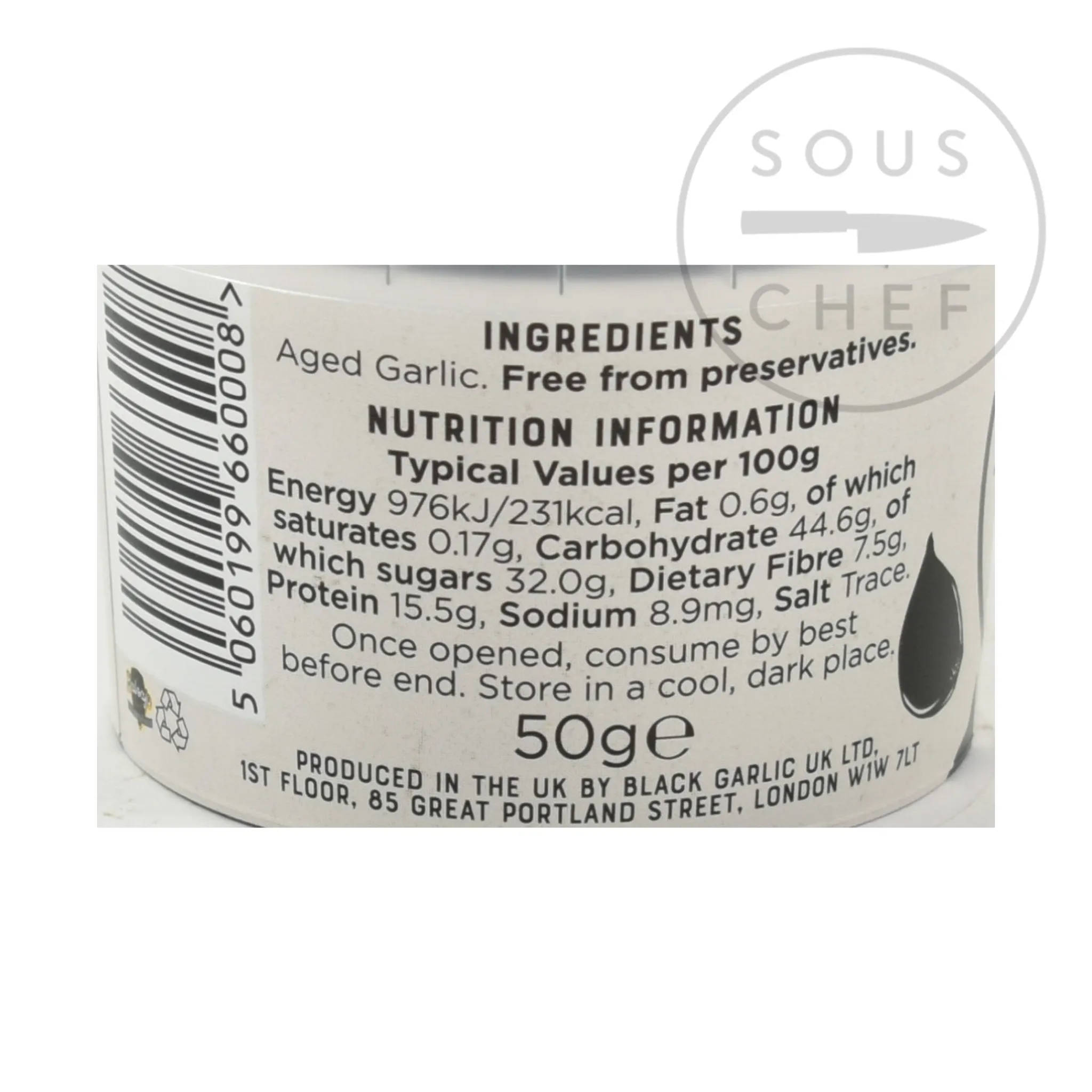 Clearance Black Garlic Cloves, 50g Made In The Uk|Sauces & Condiments