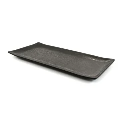Black Rectangle Serving Plate, 30x15cm Tableware Brands|Table Setting