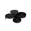 Clearance Black 3 Part Glass Rimmer Cocktail Making & Barware