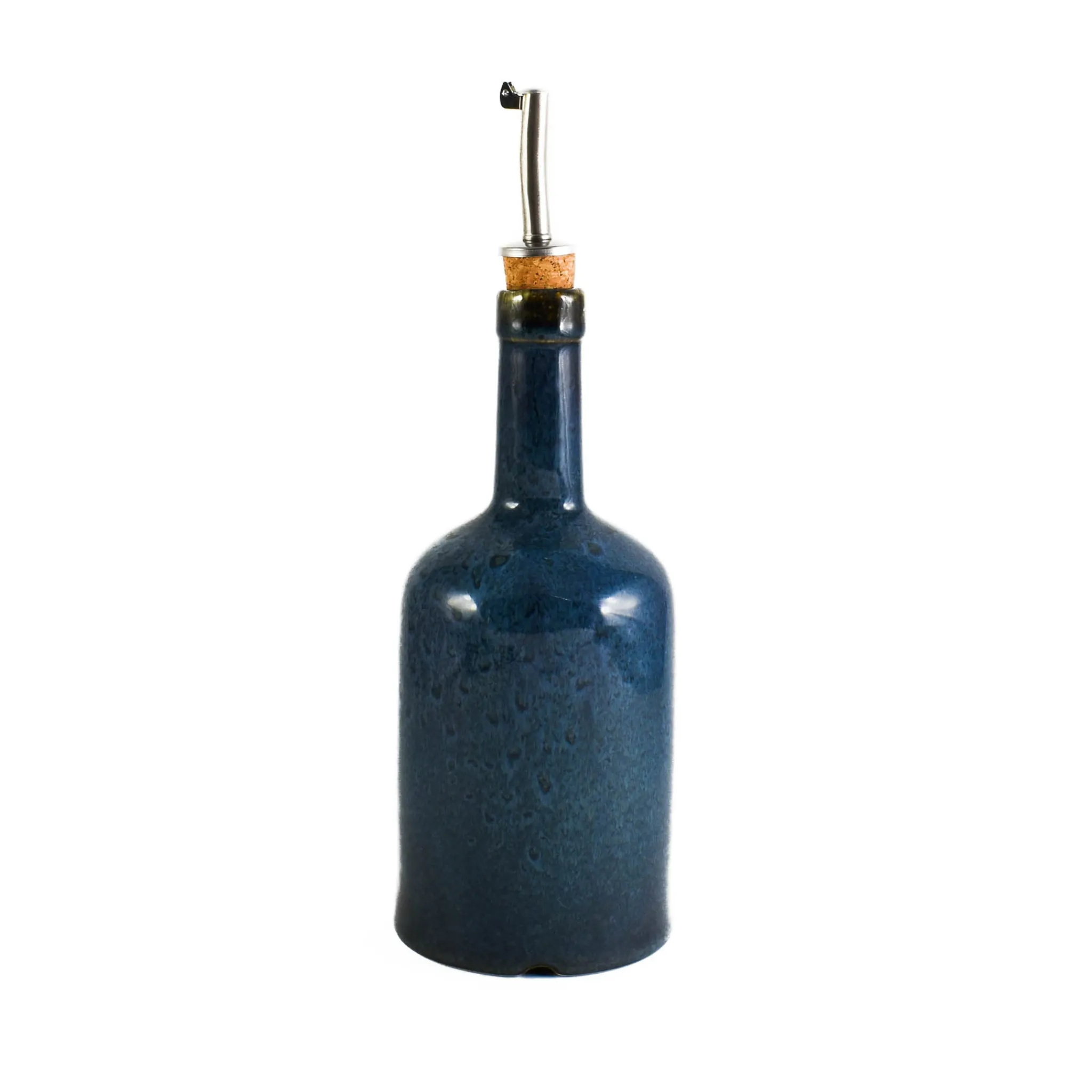 Sale Blue Glaze Oil Bottle with Pourer, 600ml Tableware Brands