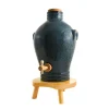 Outlet Blue Glaze Vinaigrier, 3L Pickling, Preserving & Fermenting Jars