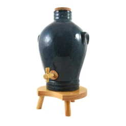 Outlet Blue Glaze Vinaigrier, 3L Pickling, Preserving & Fermenting Jars