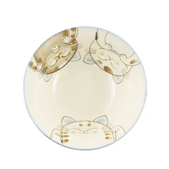 Hot Blue Lucky Cat Japanese Noodle Bowl, 15cm Tableware Brands|Japanese Ingredients