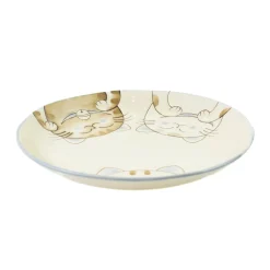 New Blue Lucky Cat Japanese Side Plate, 19.5cm Japanese Ingredients|Plates