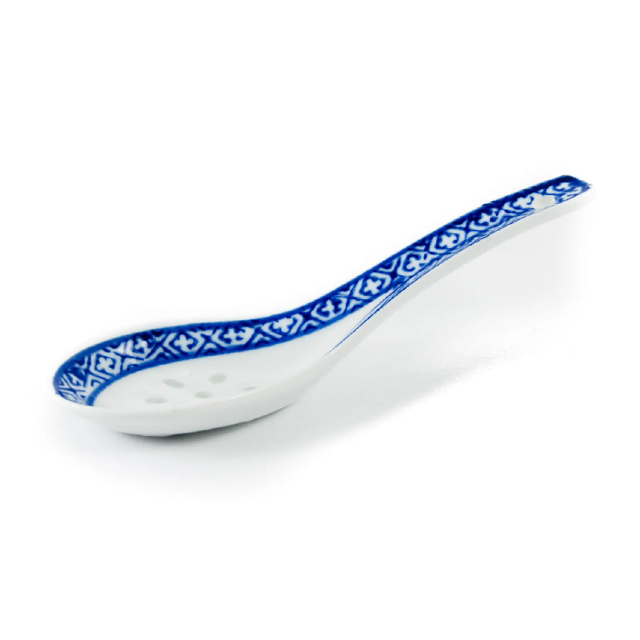 Outlet Blue Rice Pattern Rice Spoon, 14cm Tableware Brands|Chinese Ingredients