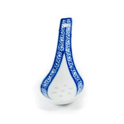 Outlet Blue Rice Pattern Rice Spoon, 14cm Tableware Brands|Chinese Ingredients