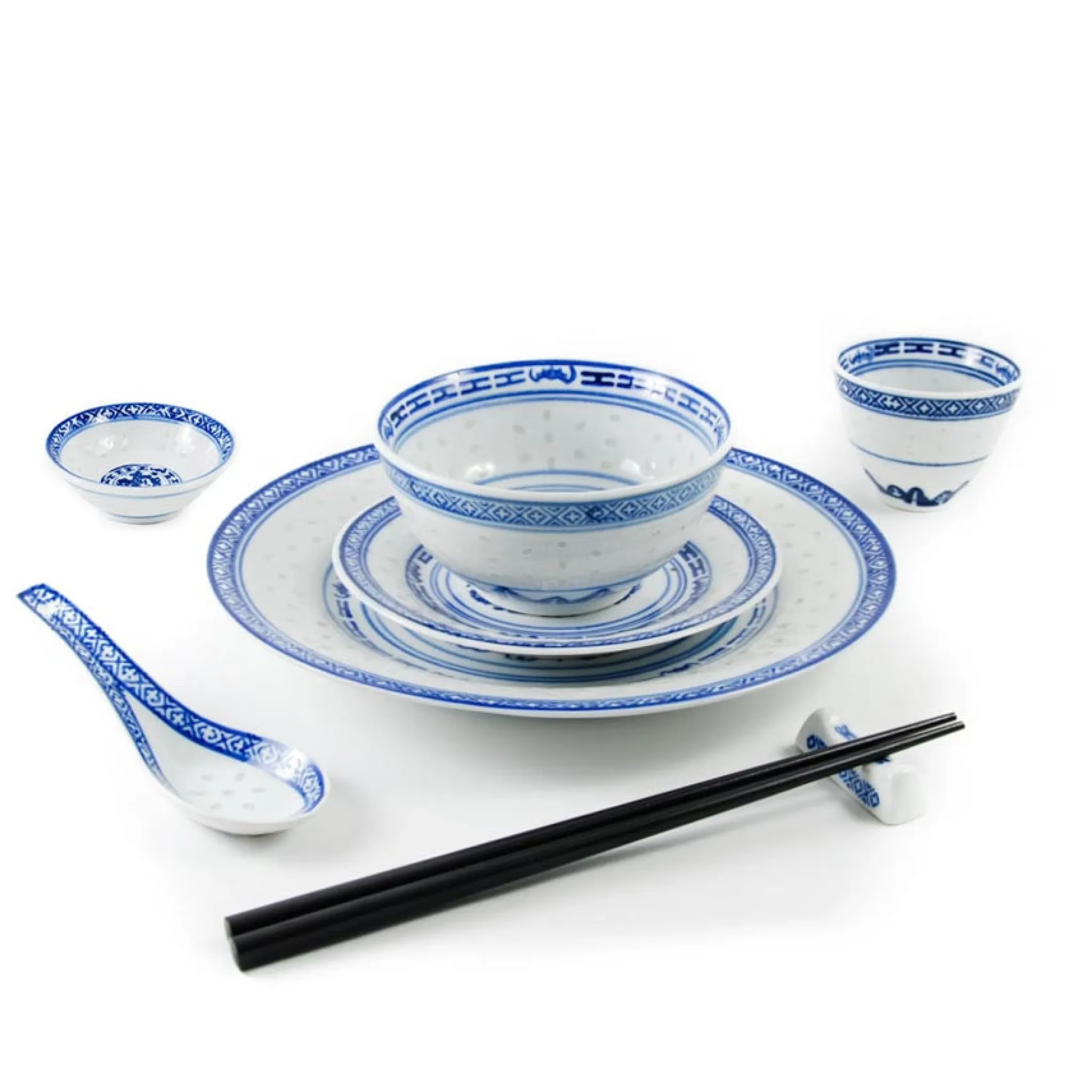 Outlet Blue Rice Pattern Sauce Dish, 7 cm Tableware Brands|Chinese Ingredients