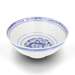 Outlet Blue Rice Pattern Serving Bowl, 25.5cm Crockery & Dinnerware|Bowls