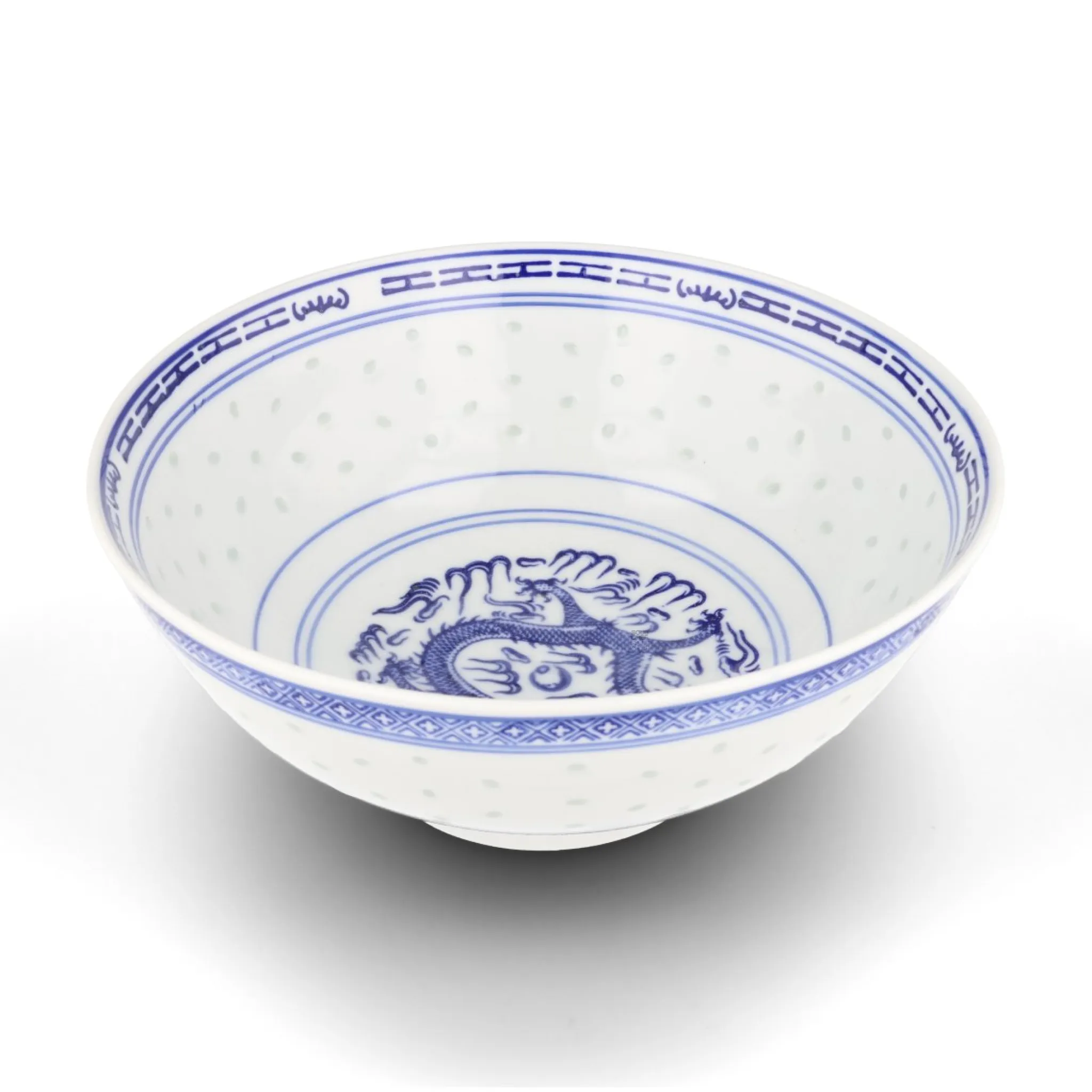 Outlet Blue Rice Pattern Serving Bowl, 25.5cm Crockery & Dinnerware|Bowls