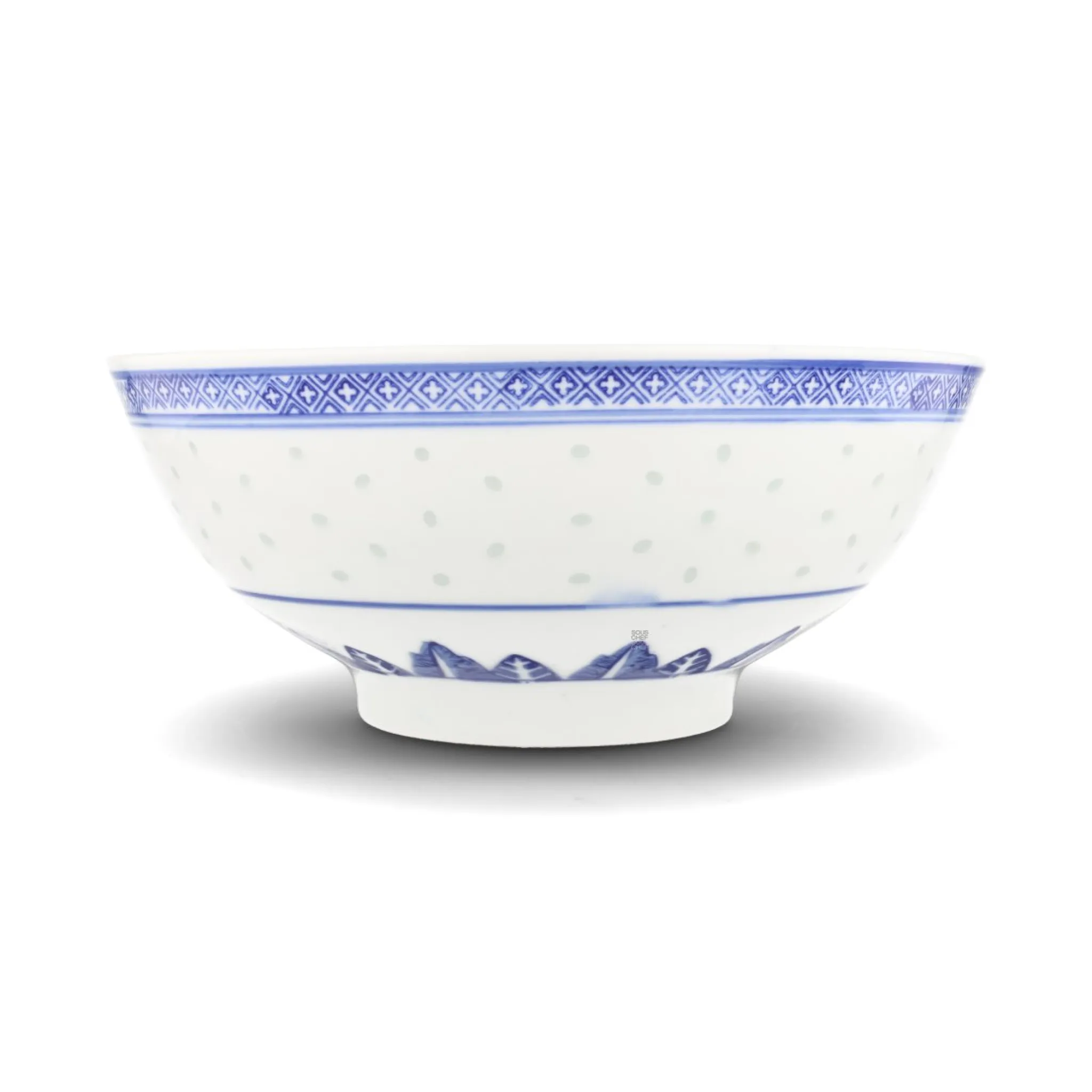 Outlet Blue Rice Pattern Serving Bowl, 25.5cm Crockery & Dinnerware|Bowls