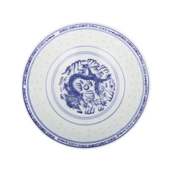 Outlet Blue Rice Pattern Serving Bowl, 25.5cm Crockery & Dinnerware|Bowls