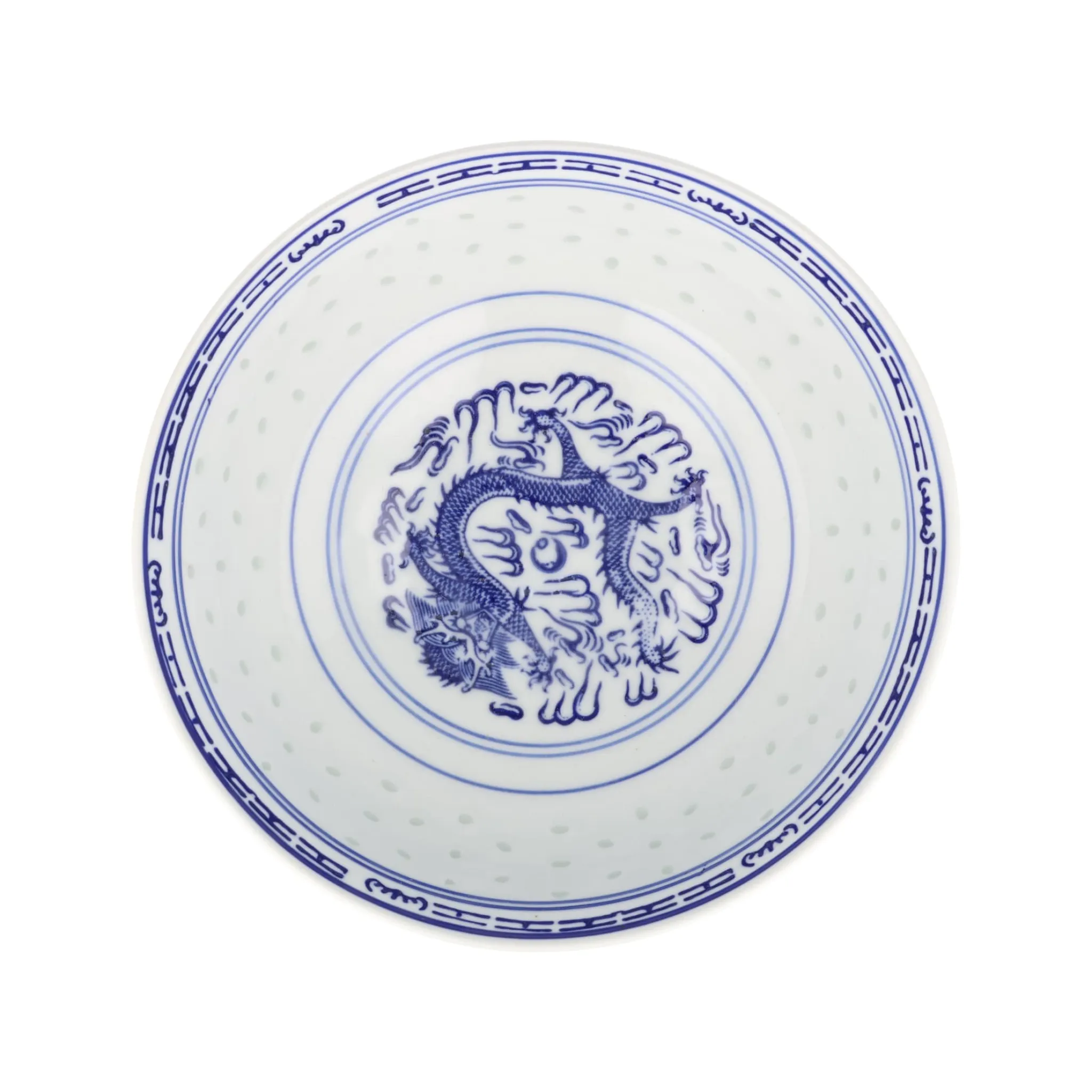 Outlet Blue Rice Pattern Serving Bowl, 25.5cm Crockery & Dinnerware|Bowls