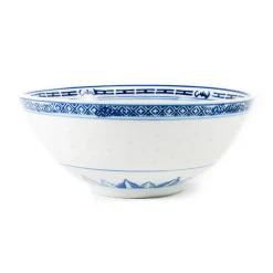 Best Blue Rice Pattern Serving Bowl, 20.3cm Chinese Ingredients|Crockery & Dinnerware