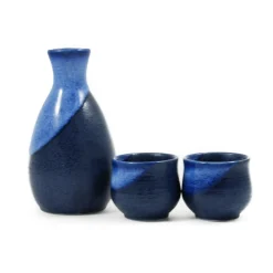 New Blue Sake Set Tableware Brands|Japanese Ingredients
