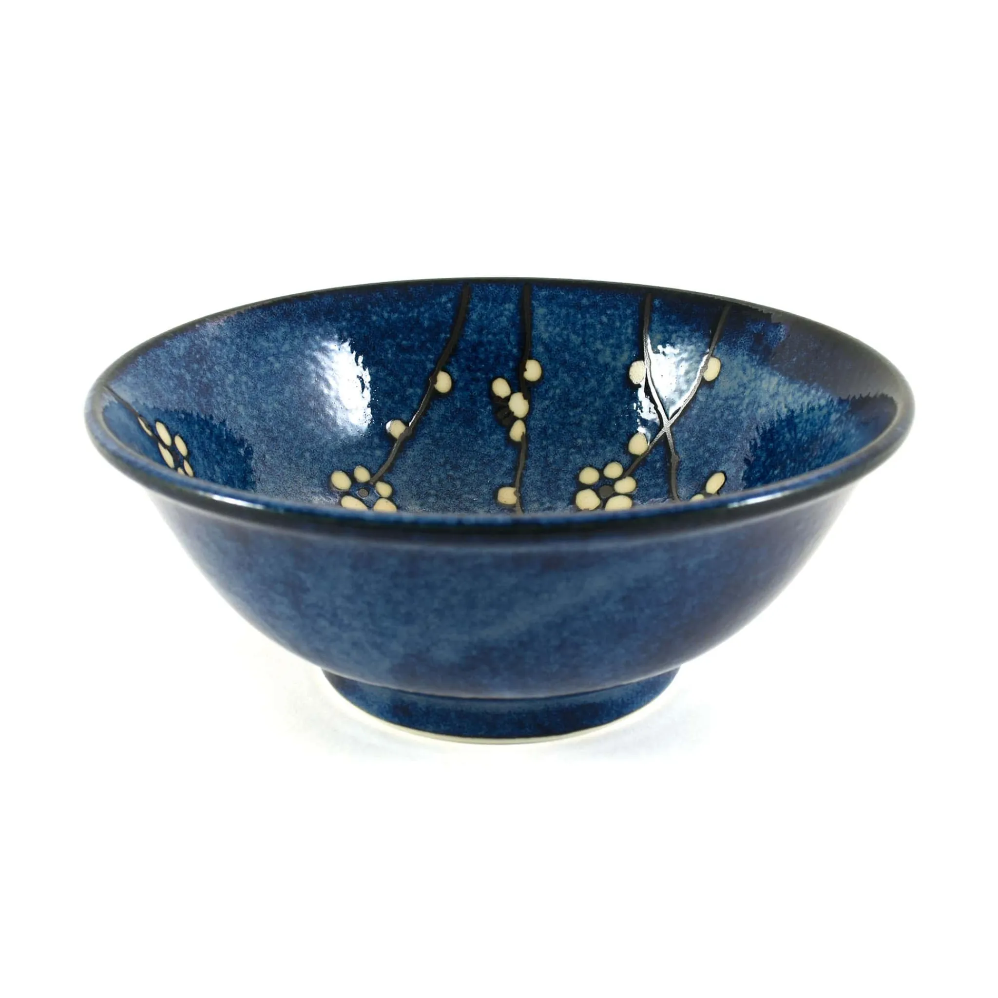 Online Blue Sakura Ramen Bowl, 21cm Japanese Ingredients|Japanese Tableware