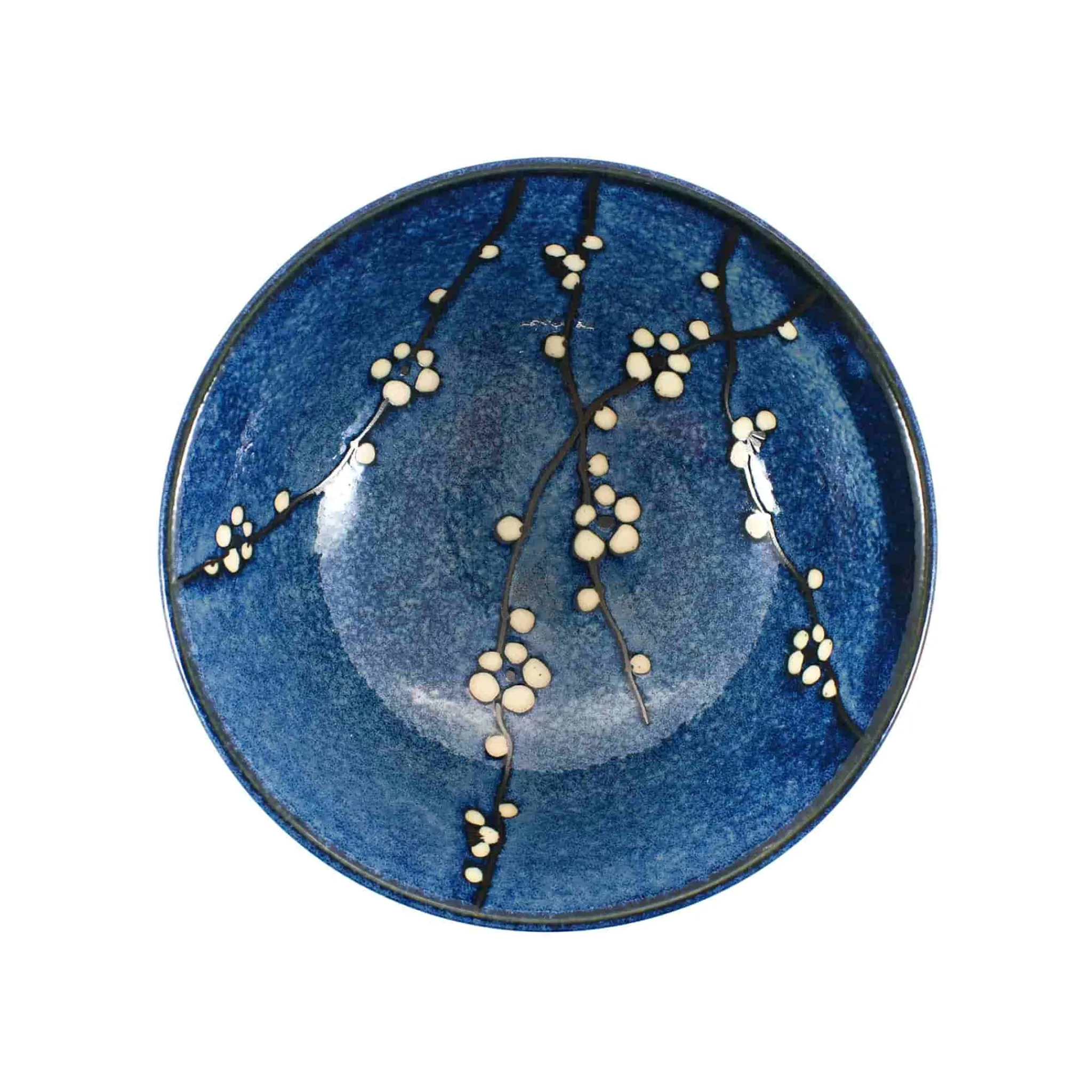 Online Blue Sakura Ramen Bowl, 21cm Japanese Ingredients|Japanese Tableware