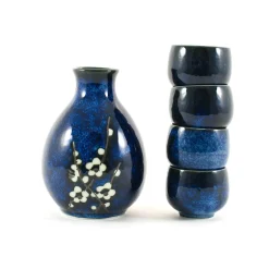 Discount Blue Sakura Sake Set Japanese Ingredients|Japanese Tableware