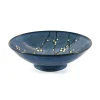 Online Blue Sakura Shallow Bowl, 24.5cm Japanese Ingredients|Japanese Tableware