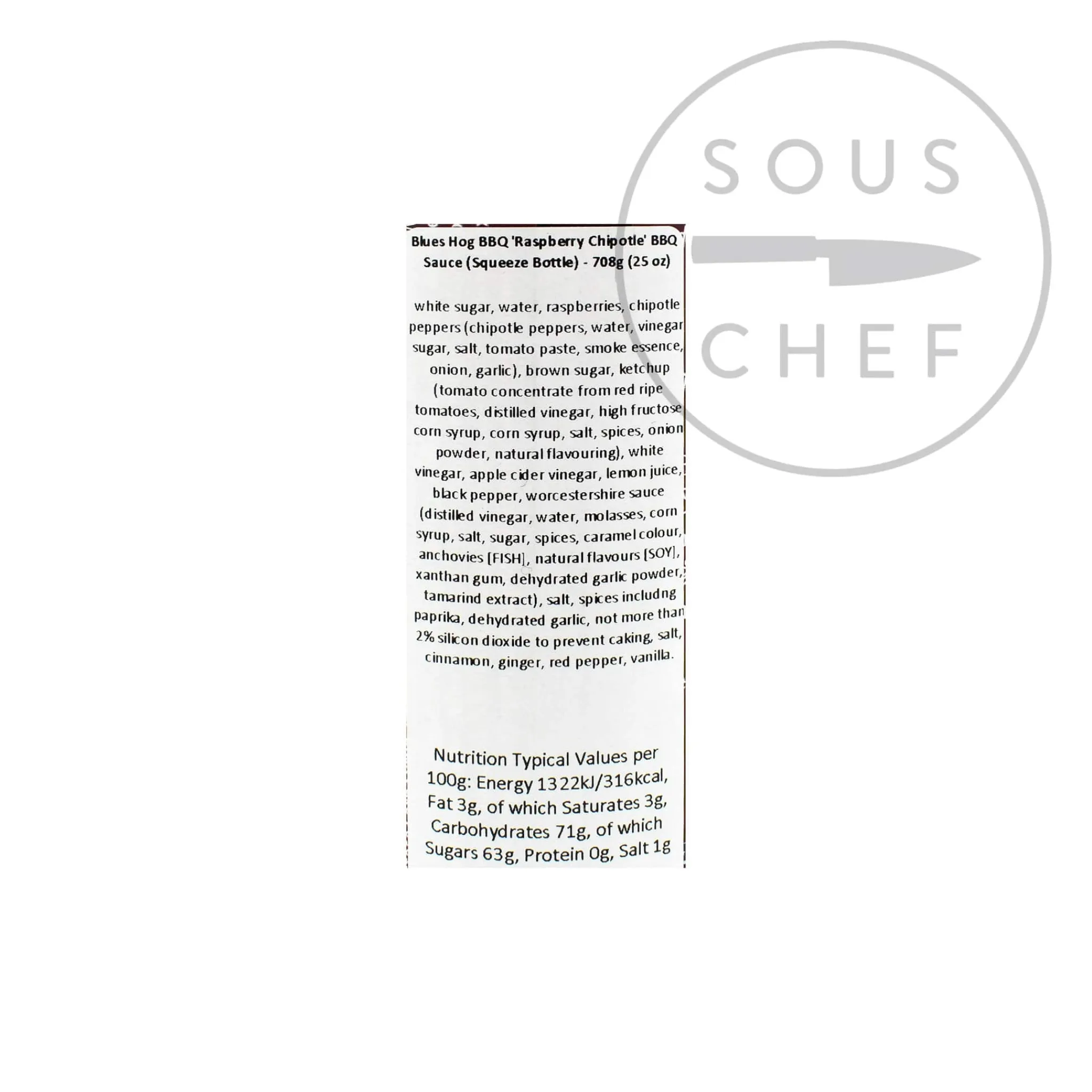 Clearance Raspberry Chipotle BBQ Sauce, 708g Ingredients Brands|American Ingredients