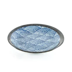 Best Blue Wave Medium Plate, 22cm Tableware Brands|Japanese Ingredients