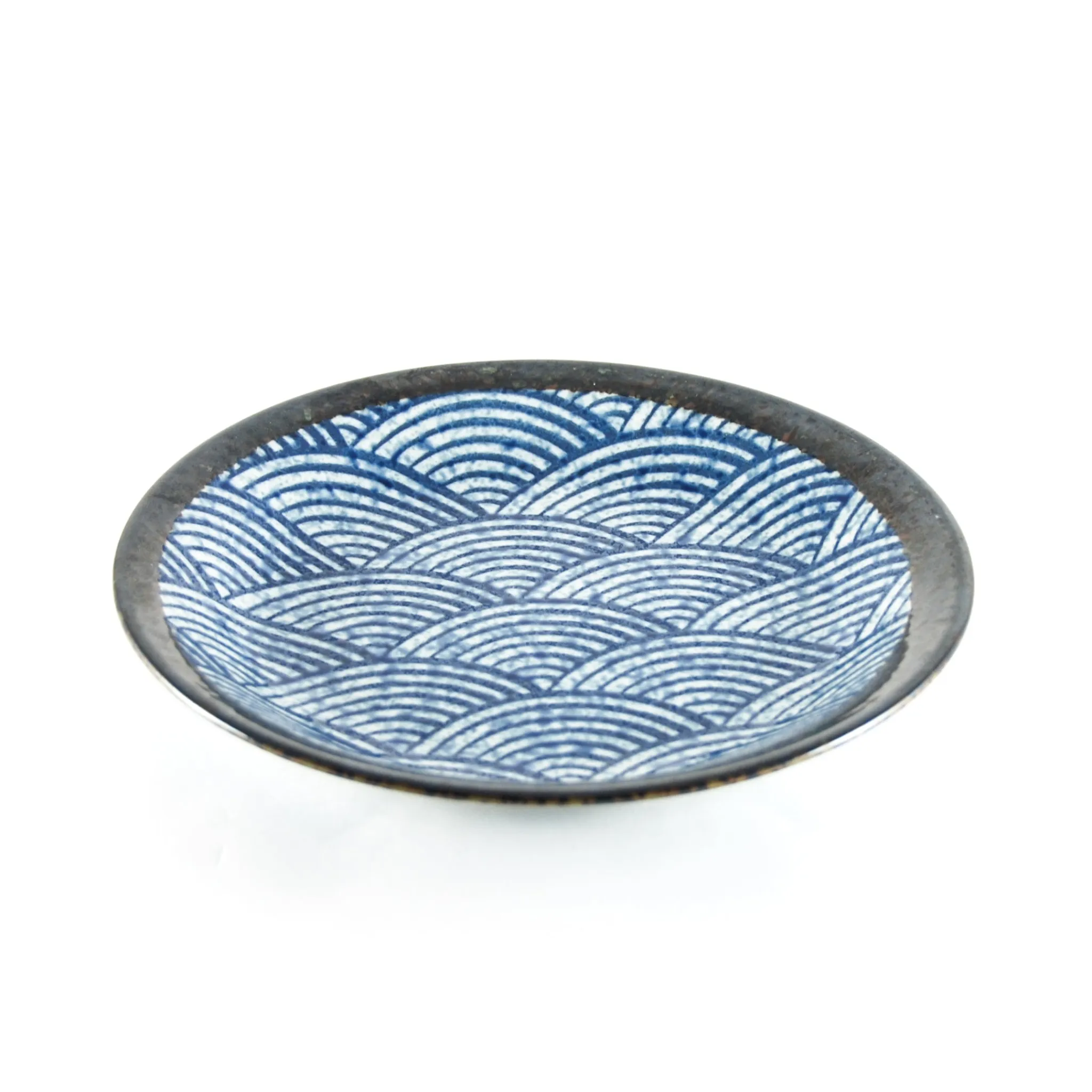 Best Blue Wave Medium Plate, 22cm Tableware Brands|Japanese Ingredients