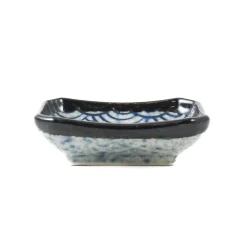 Blue Wave Soy Sauce Dish, 8.8cm Japanese Ingredients|Japanese Tableware